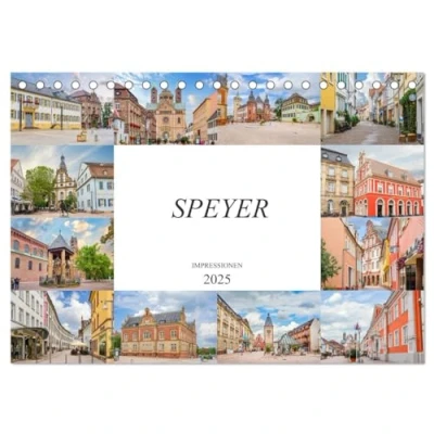 Abbildung von Speyer Impressionen (Tischkalender 2025 DIN A5 quer), CALVENDO Monatskalender