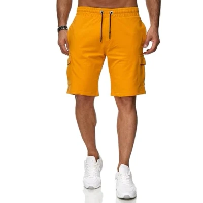 Abbildung von Reslad Sweatshorts Kurze Hose Herren Cargo Bermuda Shorts Jogginghose Sport (1 tlg) mit Taschen