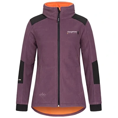 Abbildung von Deproc Active Damen Strickfleecejacke Fleecejacke mit leichter Kapuze Übergangsjacke Windbreaker CANADA