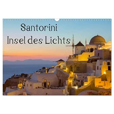 Abbildung von Insel des Lichts Santorini (Wandkalender 2025 DIN A3 quer), CALVENDO Monatskalender