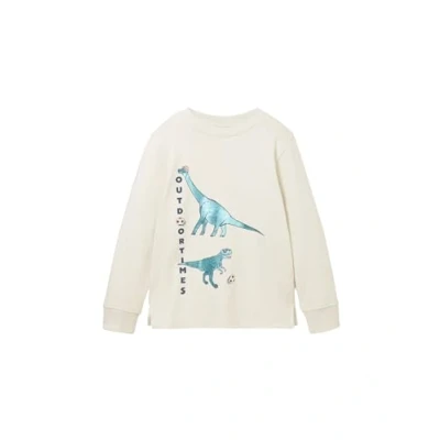 Abbildung von TOM Tailor MIT Motivprint Sweatshirt für Kinder, Größe: 92/98, Creme