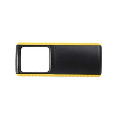 Abbildung von Wedo 271741505 Lupe Outdoor Rechtecklupe (mit LED Beleuchtung inklusive Batterien) schwarz/gelb
