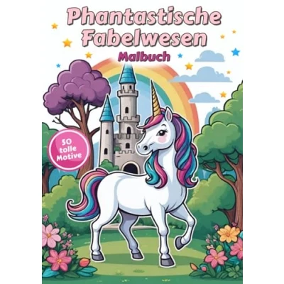 Abbildung von Phantastische Fabelwesen: Malbuch für Kinder ab 3 Jahren 50 tolle Motive