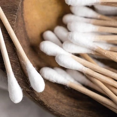 Abbildung von 1600 (8x200) Bambus Wattestäbchen 100% Plastikfrei, Biologisch abbaubar und nachhaltig Naturprodukt Umweltfreundliche Ohrenstäbchen Q Tips Vegan