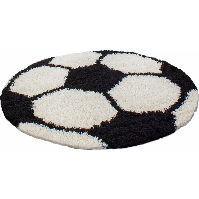 Abbildung von Ayyildiz Teppiche Kinderteppich &quot;Fun 6001&quot;, rund, Fußball Design