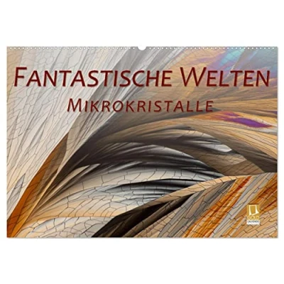 Abbildung von Fantastische Welten Mikrokristalle (Wandkalender 2025 DIN A2 quer), CALVENDO Monatskalender