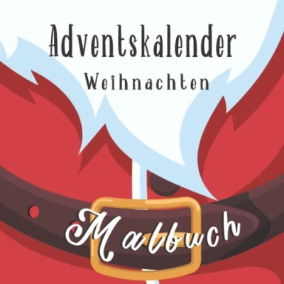 Abbildung von Adventskalender zum Ausmalen für Jugendliche und Erwachsene: 24 wunderschöne einzigartige Weihnachtsmandalas