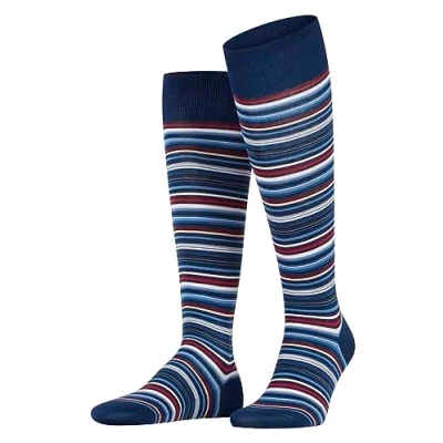 Abbildung von Falke Microblock Business &amp; Casual Kniestrümpfe, Herren, Größe: 39/40, Royal blue