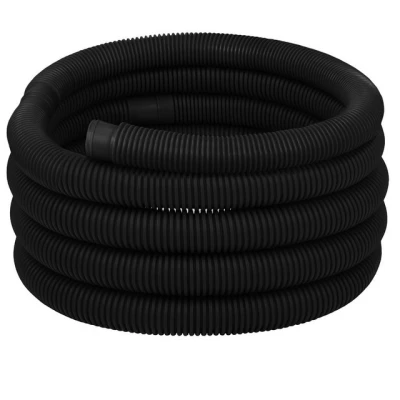 Abbildung von COIL Flexibler Poolschlauch 32/38 mm aus PVC U/PE LD UV &amp; Temperaturbeständig, 40 C bis 70 Ideal für Filterpumpen, Schlauch Pool, Poolschläuche (Schwarz, Länge 2m (Ø 32 mm))