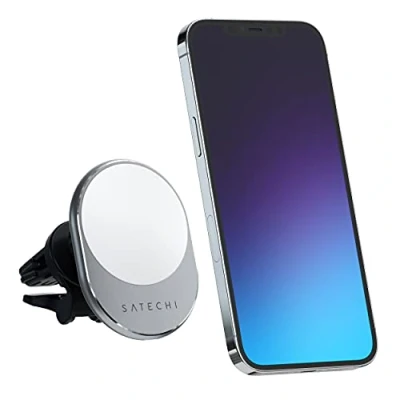 Abbildung von Satechi Magnetic Wireless Car Charger space gray ST MCMWCM