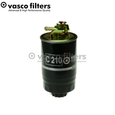 Abbildung von DAVID VASCO C210 Kraftstofffilter Leitungsfilter, mit Wasserablassschraube 8 VOLKSWAGEN: GOLF 2, TRANSPORTER 4 Bus, 3, SEAT: Alhambra I, Arosa