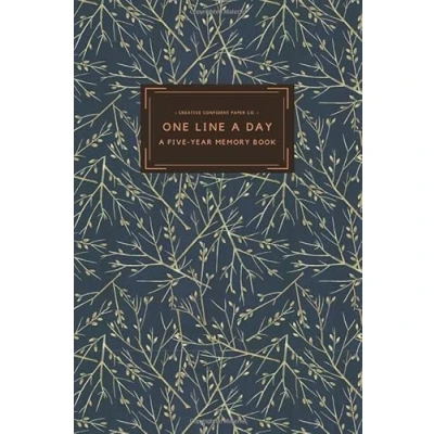Abbildung von Blue Tree One Line a Day Journal 5 Year Memory Book: Daily Journal, Yearly Diary Book, Reflections