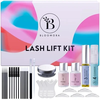 Abbildung von Wimpernlifting Set, Lash Lifting Set Hält 6 8 Wochen, 15 Anwendungen, DIY Wimpernwelle Wimpern Lift Kit, mit Anleitung