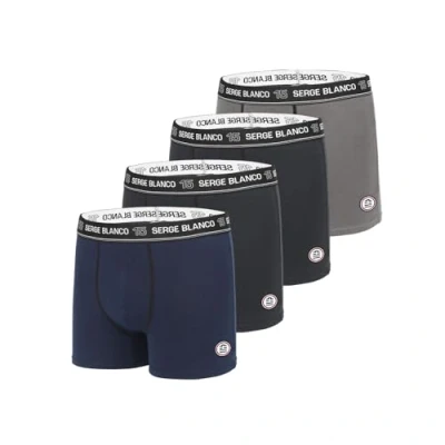 Abbildung von Serge Blanco Herren Boxer SER/1BCX4/C Boxershorts, OLCLA/G, M