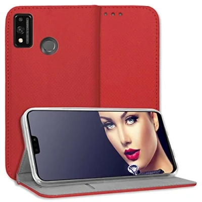 Abbildung von mtb more energy® Schutz Tasche Smart Magnet kompatibel mit Honor 9X Lite (6.5&#039;&#039;) rot Bookstyle Klapp Cover Hülle Wallet Case