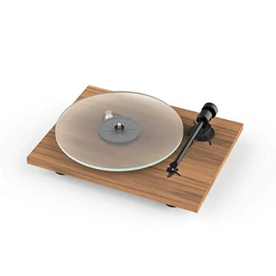 Abbildung von Pro Ject T1 BT, Audiophiler Einstiegs Plattenspieler der neuen Generation mit Wireless Audio Streaming und eingebautem Phono Preamp (Walnuss)