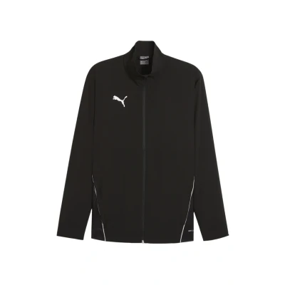 Abbildung von Puma Fussball Teamgoal Sideline Trainingsjacke, Herren, Größe: Small, Schwarzweiss