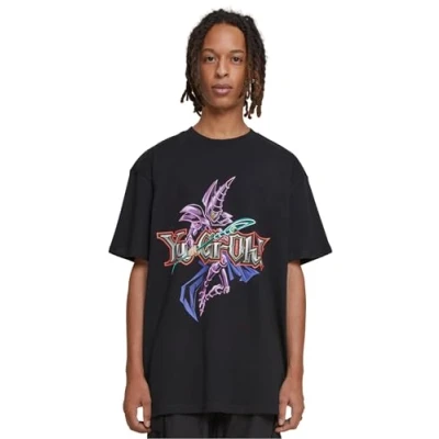 Abbildung von Upscale by Mister Tee Yughioh DARK Magician Heavy Tshirt print, Herren, Größe: 3XL, Black