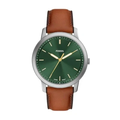 Abbildung von Fossil Minimalist Uhr, Herren, Größe: One Size, Brown