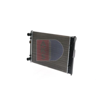 Abbildung von AKS DASIS 040390N Kühler, Motorkühlung Aluminium 430 322 34 Kühlrippen mechanisch gefügt VOLKSWAGEN: Polo III Classic, Variant, Caddy 2 Kombi