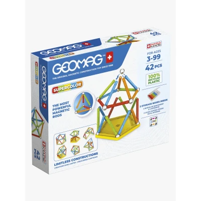 Abbildung von Geomag Supercolor Baukasten 42 Teile