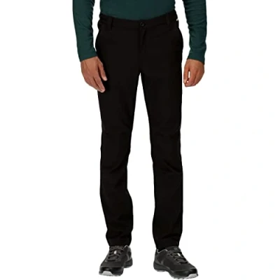 Abbildung von Regatta Männer Fenton Water Repellent and Wind Resistant Regular Leg Anzughose, Black, Size 34 Inch