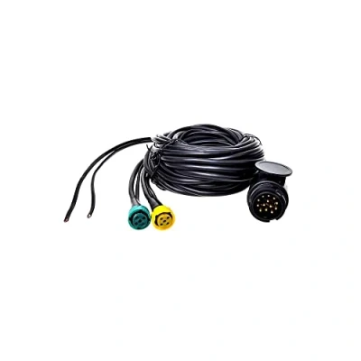 Abbildung von ProPlus Kabelsatz 7M mit Stecker 13 polig und 2X Steckverbinder 5 + 5M DC, 28