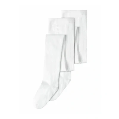 Abbildung von Name it Solid Unisex 2 PACK Strumpfhose für Kinder, Größe: 86/92, Bright white