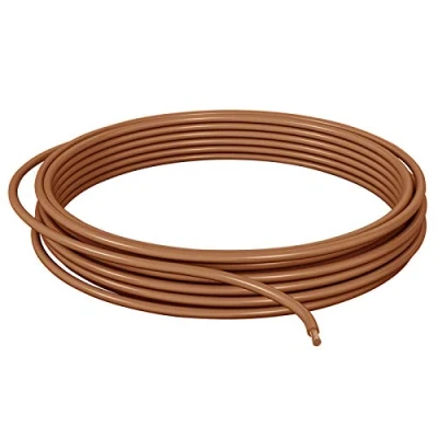 Abbildung von DCSk Fahrzeugleitung 1,00mm² 10m FLRY B asymmetrisch 1.00 mm² KFZ Kabel Litze Braun 1 00mm2