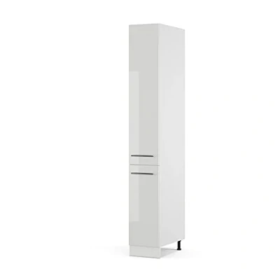 Abbildung von Vicco Hochschrank Fame Line, Weiß Hochglanz/Weiß, 30 cm