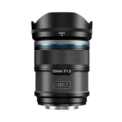 Abbildung von SIRUI Sniper 33 mm Autofokus Objektiv, F1.2 Weitwinkel APS C Kameraobjektiv (X Mount, schwarz)
