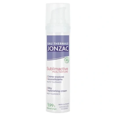 Abbildung von Eau Thermale Jonzac Regenerierende Seidencreme Sublimactive reife Haut für verbleibende und wenig Glanz zertifiziert Bio Cosmos Organic Pumpflasche 40 ml