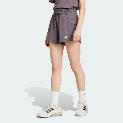 Abbildung von adidas Female Essentials Cargo Shorts, kleines Logo, French Terry, XL