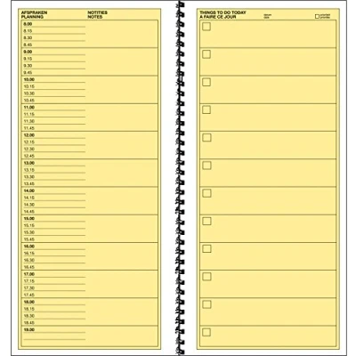Abbildung von SIGEL Expres 30200 Things to do today, spiralisiert, 29,7x14 cm, undatierter Tagesplaner, aus nachhaltigem Papier