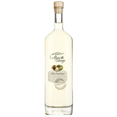 Abbildung von Alpenschnaps Fasslagerung Steinbeisser 1 x 500ml Alte Haselnuss pures Alpenglück im Glas PremiumSchnaps