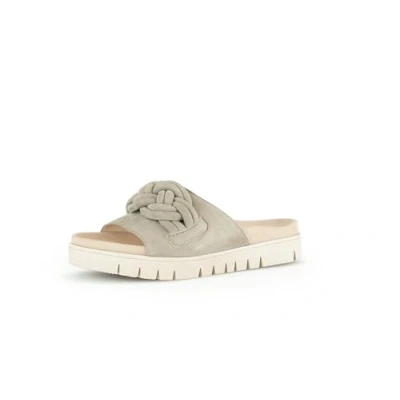 Abbildung von Gabor Pantolette flach, Damen, Größe: 37, Schilf Schuhe