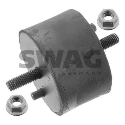 Abbildung von SWAG 55 13 0020 Motorlager vorne rechts Gummimetalllager mit Anbaumaterial Gummi 74 VOLVO: 240 Limousine, Kombi
