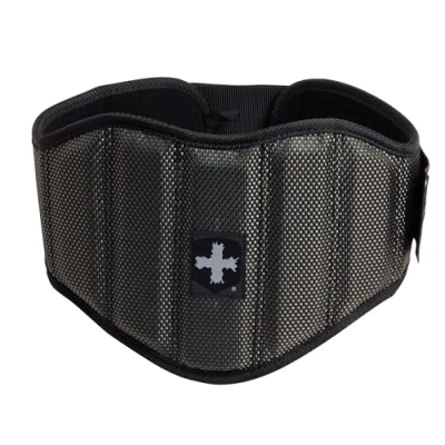 Abbildung von Harbinger Nylon Gewichthebergürtel für Gewichtheber, Fitness Krafttraining, Schwarz,Small