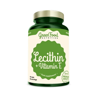 Abbildung von GreenFood Nutrition Lecithin + Vitamin E 90 St