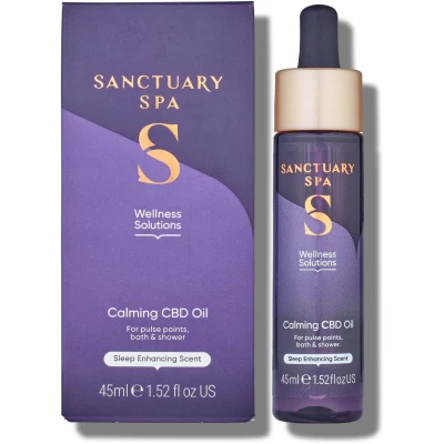 Abbildung von Sanctuary Spa Wellness Solutions Calming CBD OIL Körperöl, Größe: 45 ml,