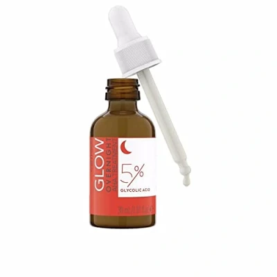 Abbildung von Catrice Glow Overnight AHA Treatment, Make Up, Foundation, mit 5% Glykolsäure, transparent, für Mischhaut, aufhellend, glättend, vegan, ölfrei, entspricht unserem CLEAN BEAUTY Standard (30ml)
