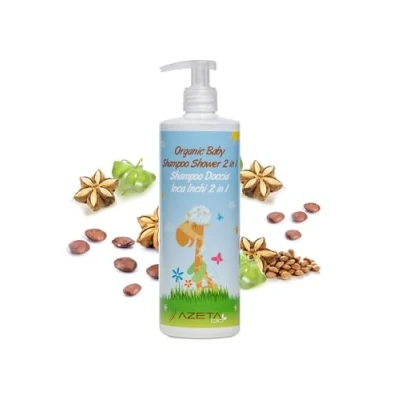 Abbildung von Inca Inchi Öl Dusch Shampoo AZETAbio Kinder Linie 200 ml