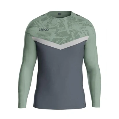 Abbildung von JAKO ICONIC Kinder Sweatshirt Jungen und Mädchen Atmungsaktiver Unisex Sport Pullover mit wärmender Fleece Innenseite, Maximale Bewegungsfreiheit