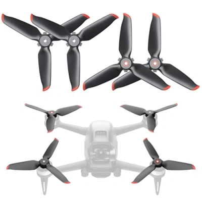 Abbildung von DERAY Propeller für DJI FPV Drohne, Combo FOV Racing Fly more set Quick Release 4 Stück / 2 Paar