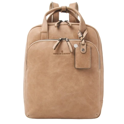 Abbildung von Castelijn &amp; Beerens Carisma Rugzak 15 6 Tablet RFID Tagesrucksack, Damen, Größe: One Size, Beige