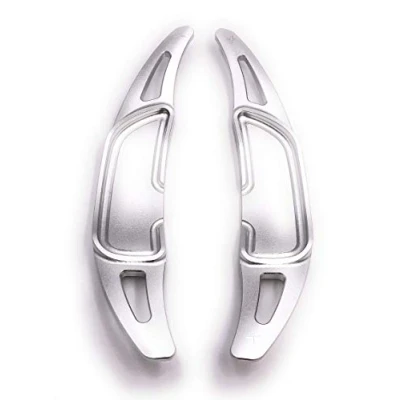 Abbildung von H Customs Schaltwippen Verlängerung Shift Paddle kompatibel mit AMG 2014 2020 Eloxiert Silver