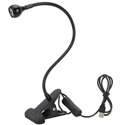 Abbildung von Eboxer USB 3W UV Kleber Lampe LED lila Licht mit Clip und Schalter für Telefon Reparatur,Handy