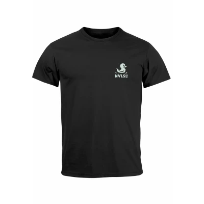 Abbildung von Neverless Quitscheente Motiv RÜCKEN Sommer Fashion Streetstyle Tshirt print, Herren, Größe: XS, Schwarz