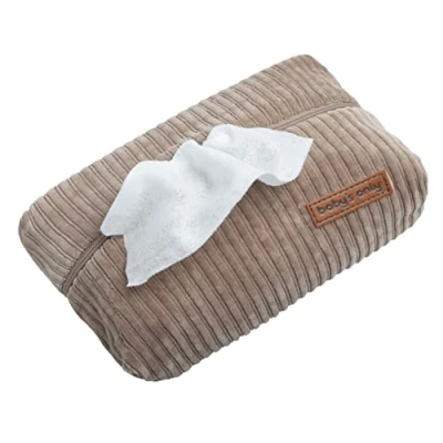 Abbildung von Baby&#039;s Only Baby Feuchttücherbezug Sense Weichem Rib Corduroy Feuchttücher Box Bezug für Wipes Organizer Wickeltasche Clay