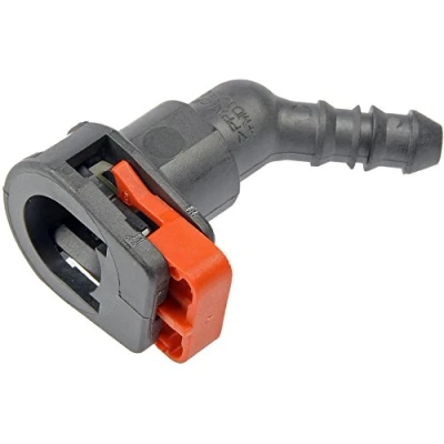 Abbildung von Dorman 800 134 Kraftstoffleitungsverbinder, 3/8 Zoll. Stahl auf 5/16 Nylon mit 45 Grad Biegung, 2 Stück